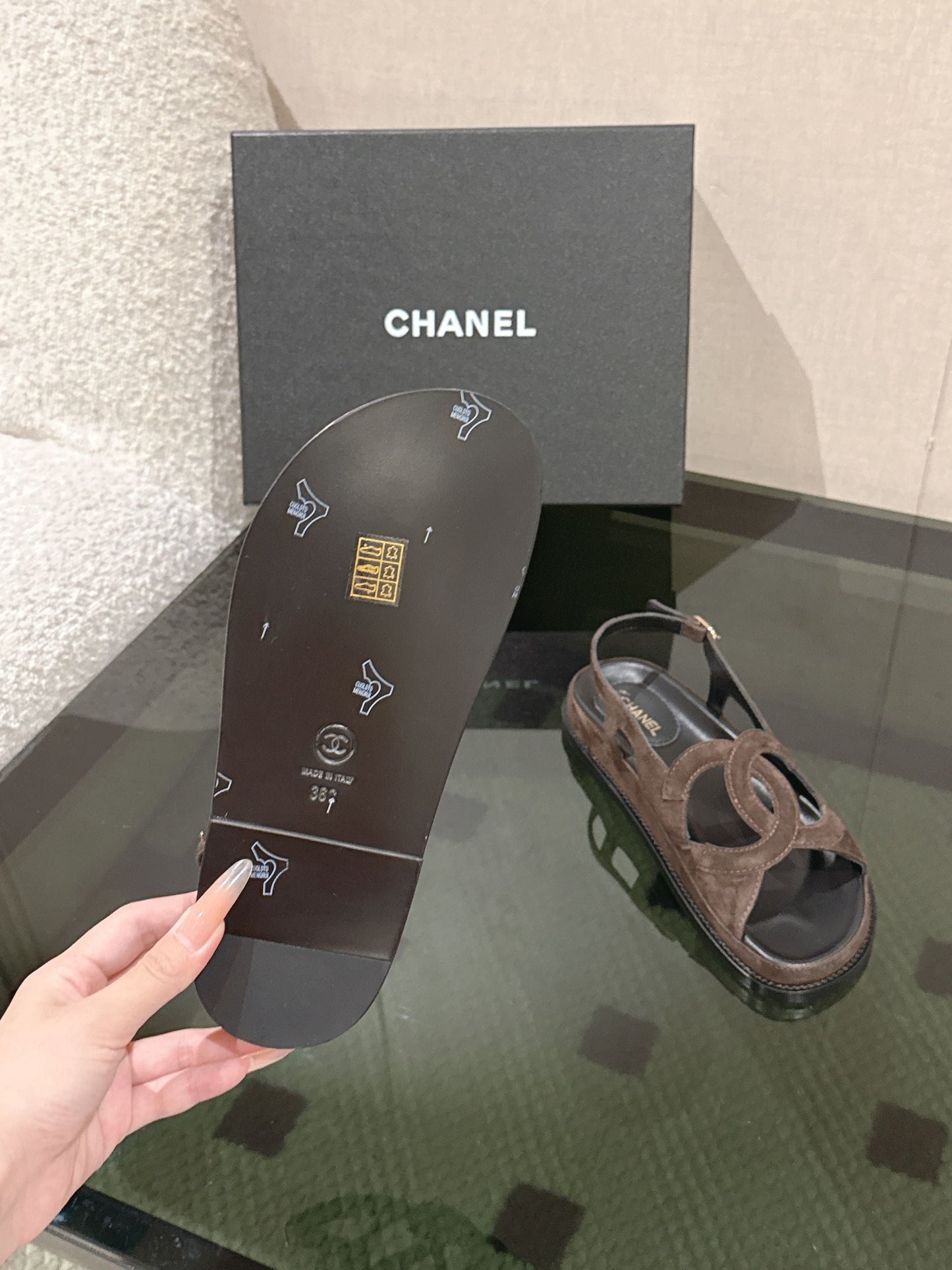 Suede Sandals