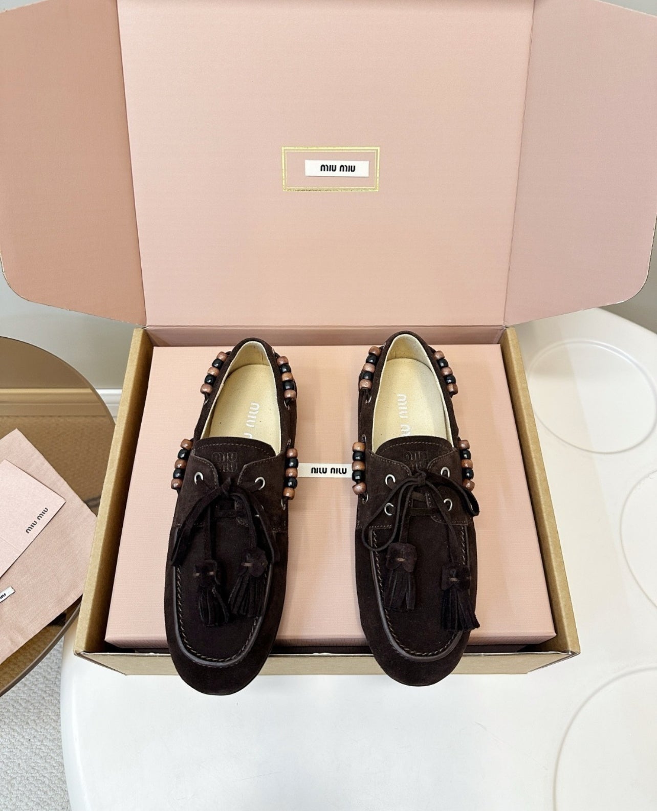 Suede Loafers