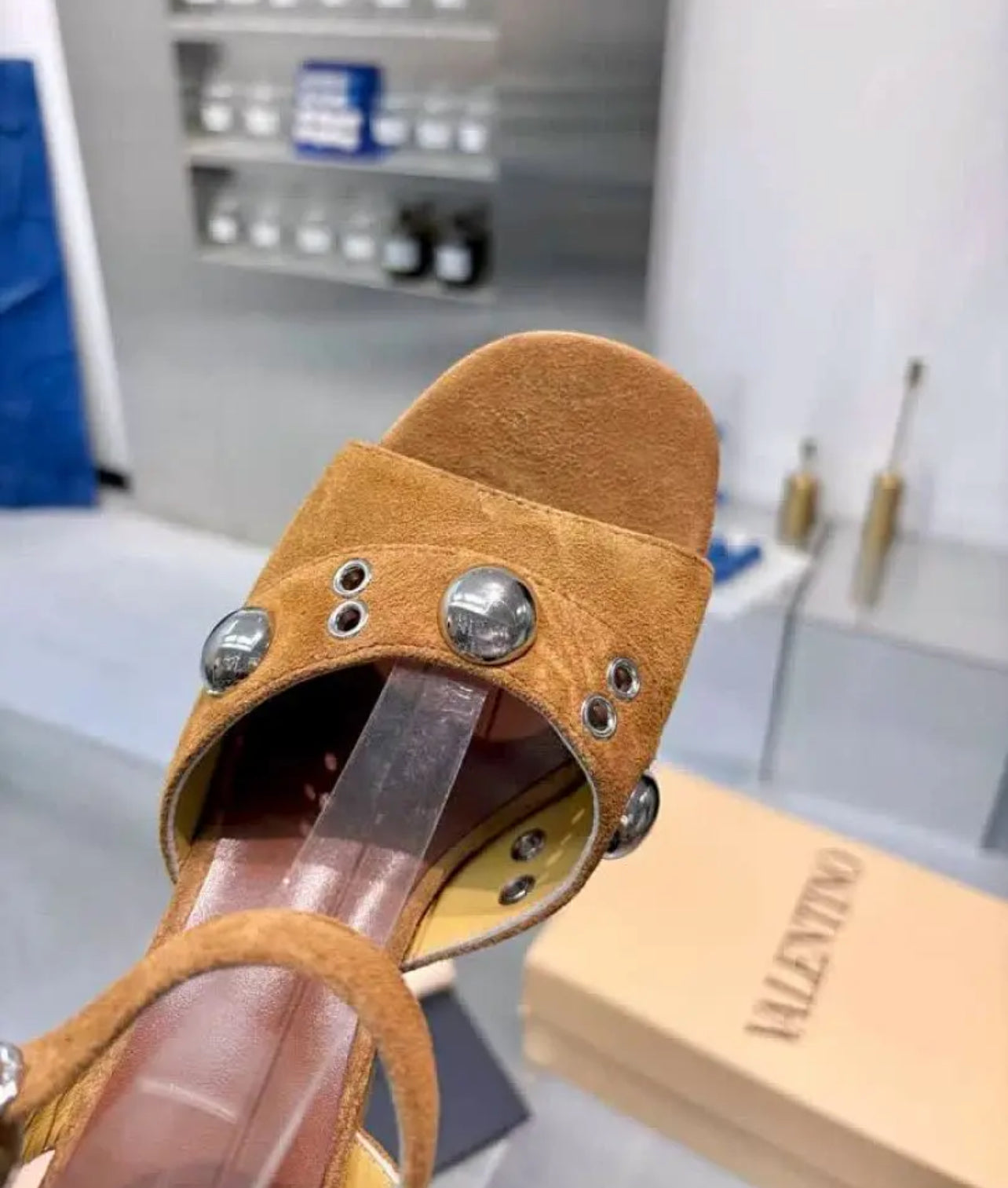 Suede Sandals