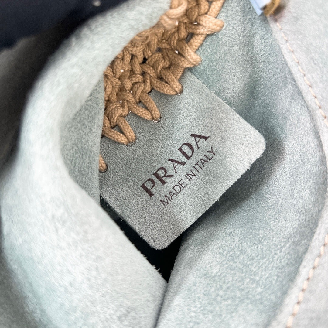 Suede Pouch Bag