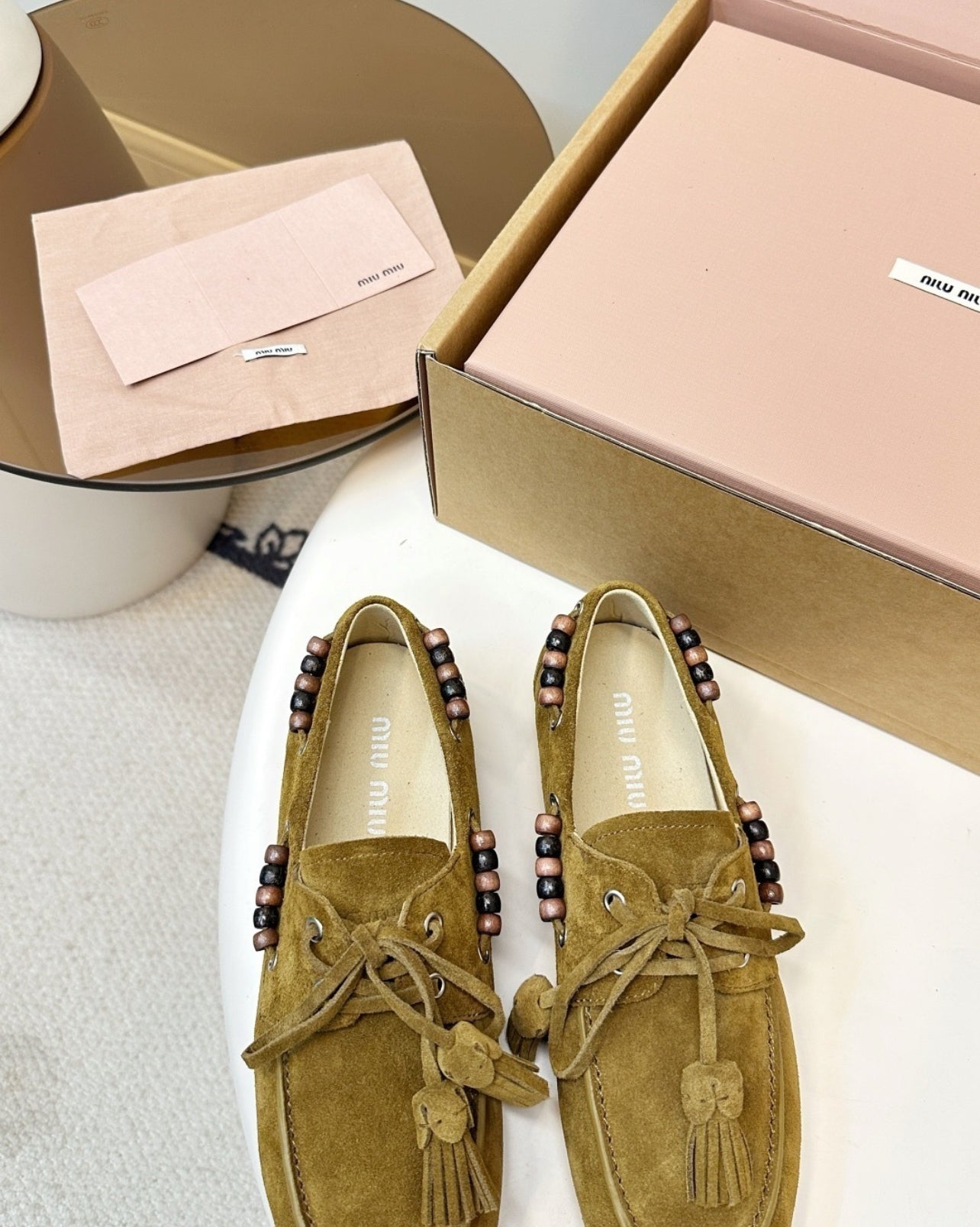 Suede Loafers