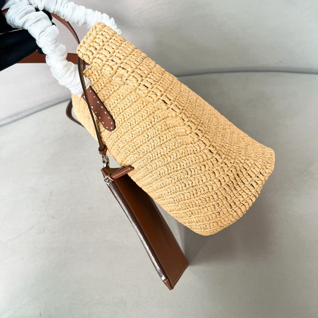 Raffia Basket Bag