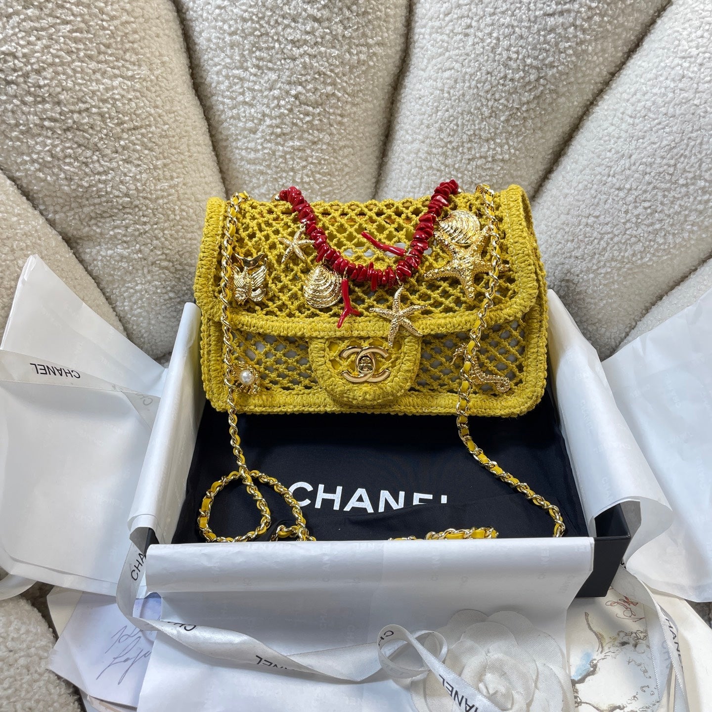 Mesh Flap Bag