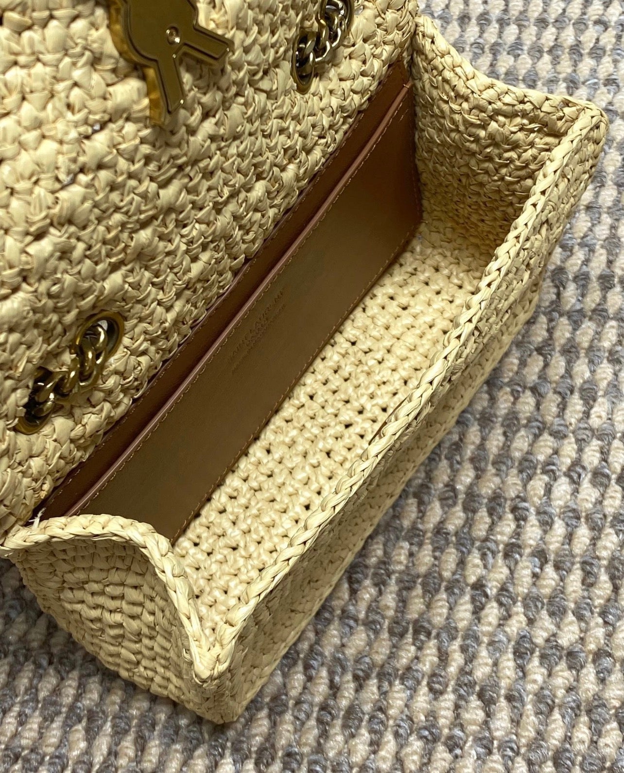 Loulou Raffia Mini