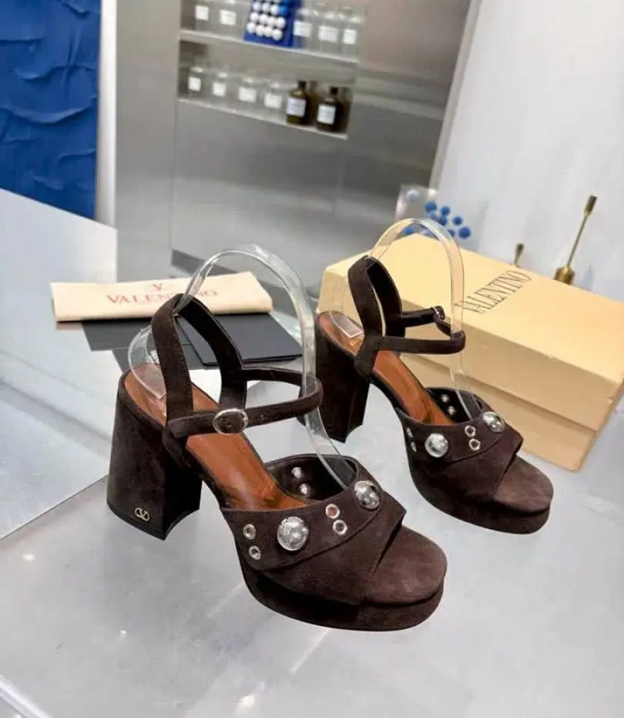 Suede Sandals