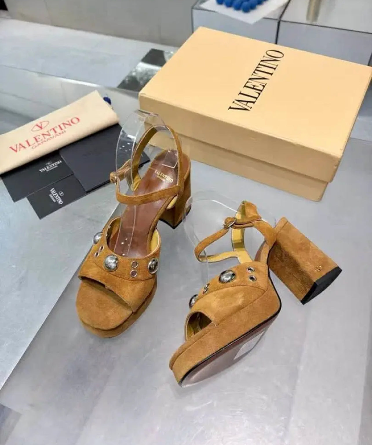 Suede Sandals