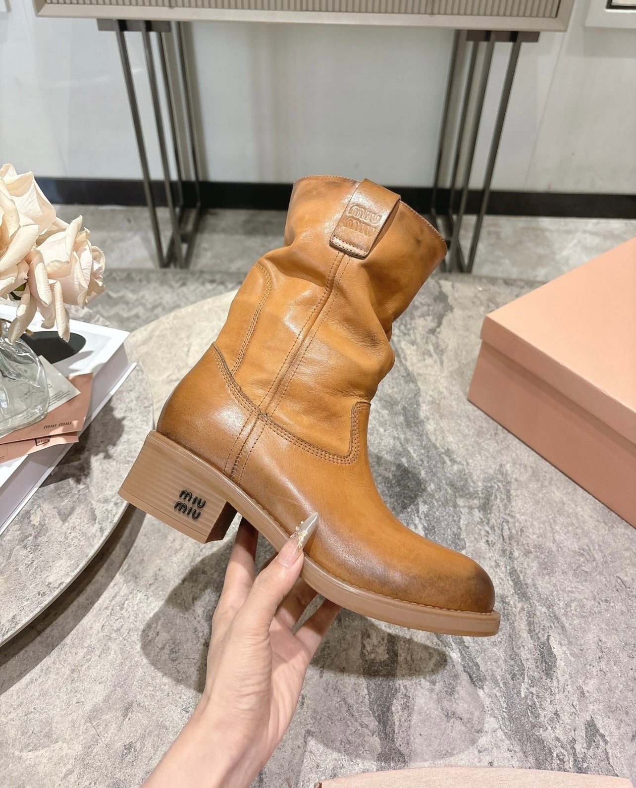 Leather Boots