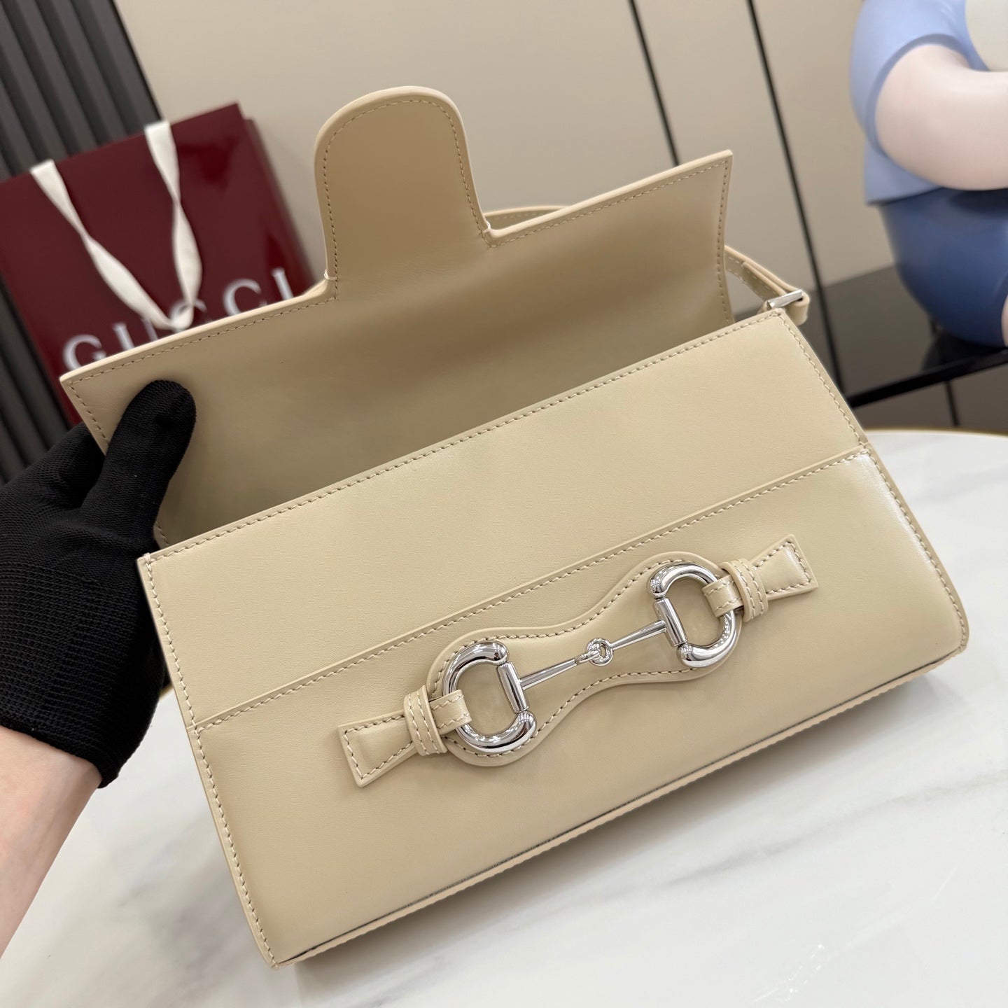 Horsebit Shoulder Bag