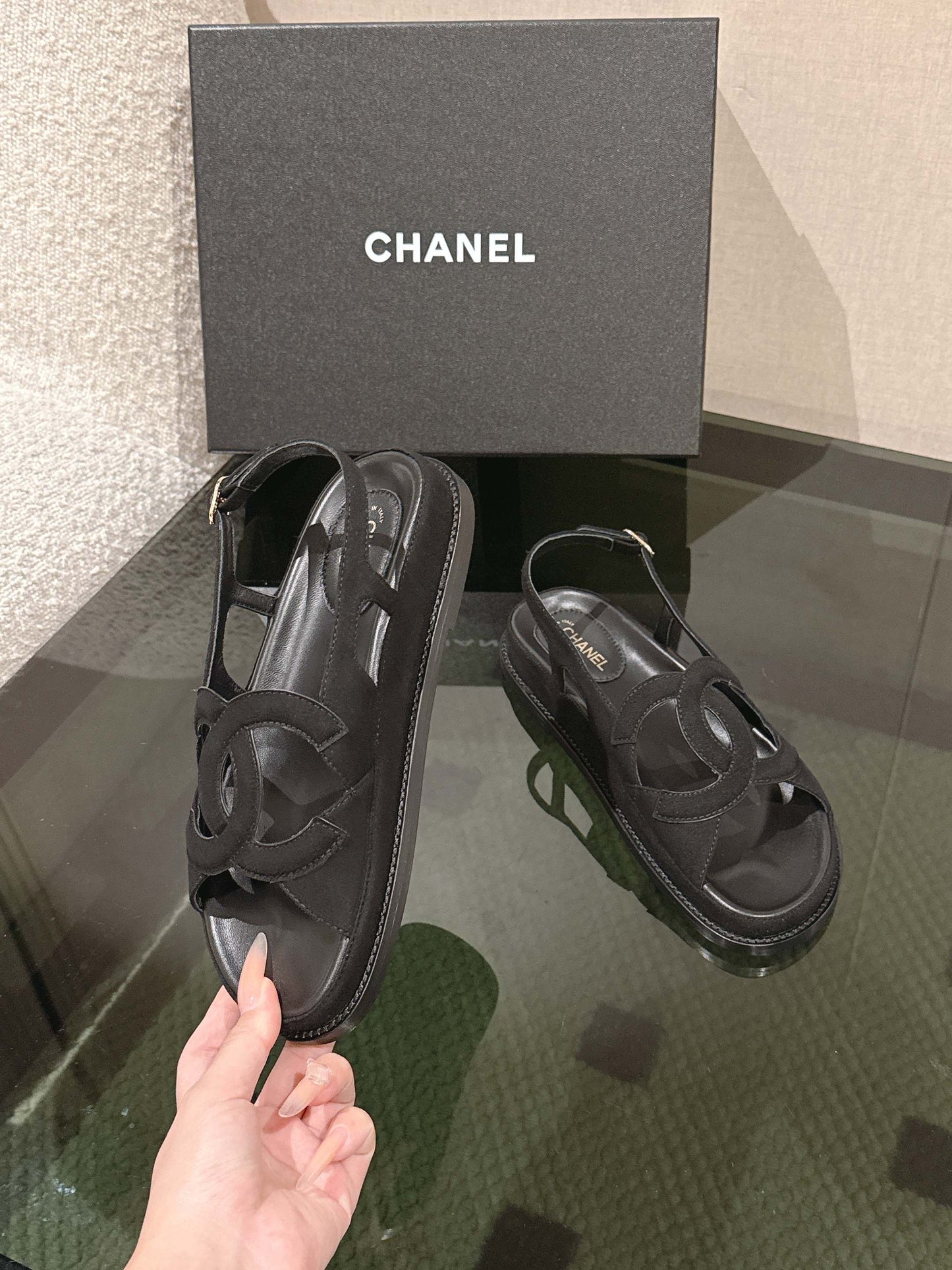 Suede Sandals