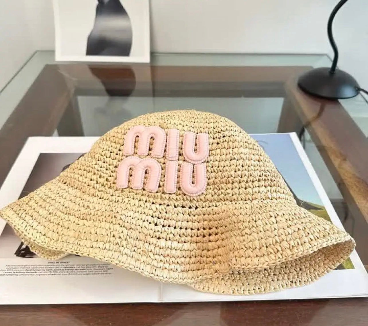 Raffia Bucket Hat