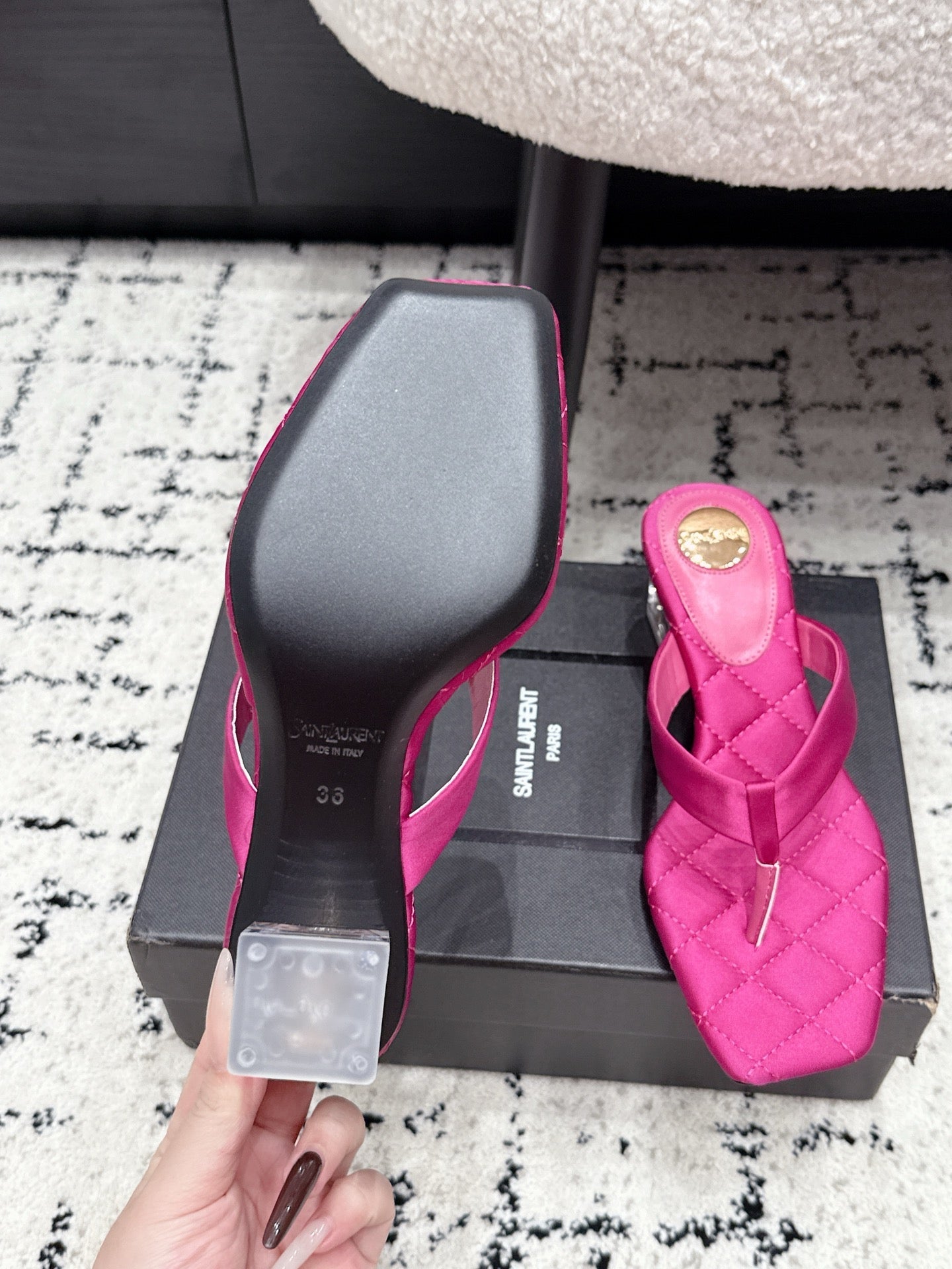 Satin Sandals