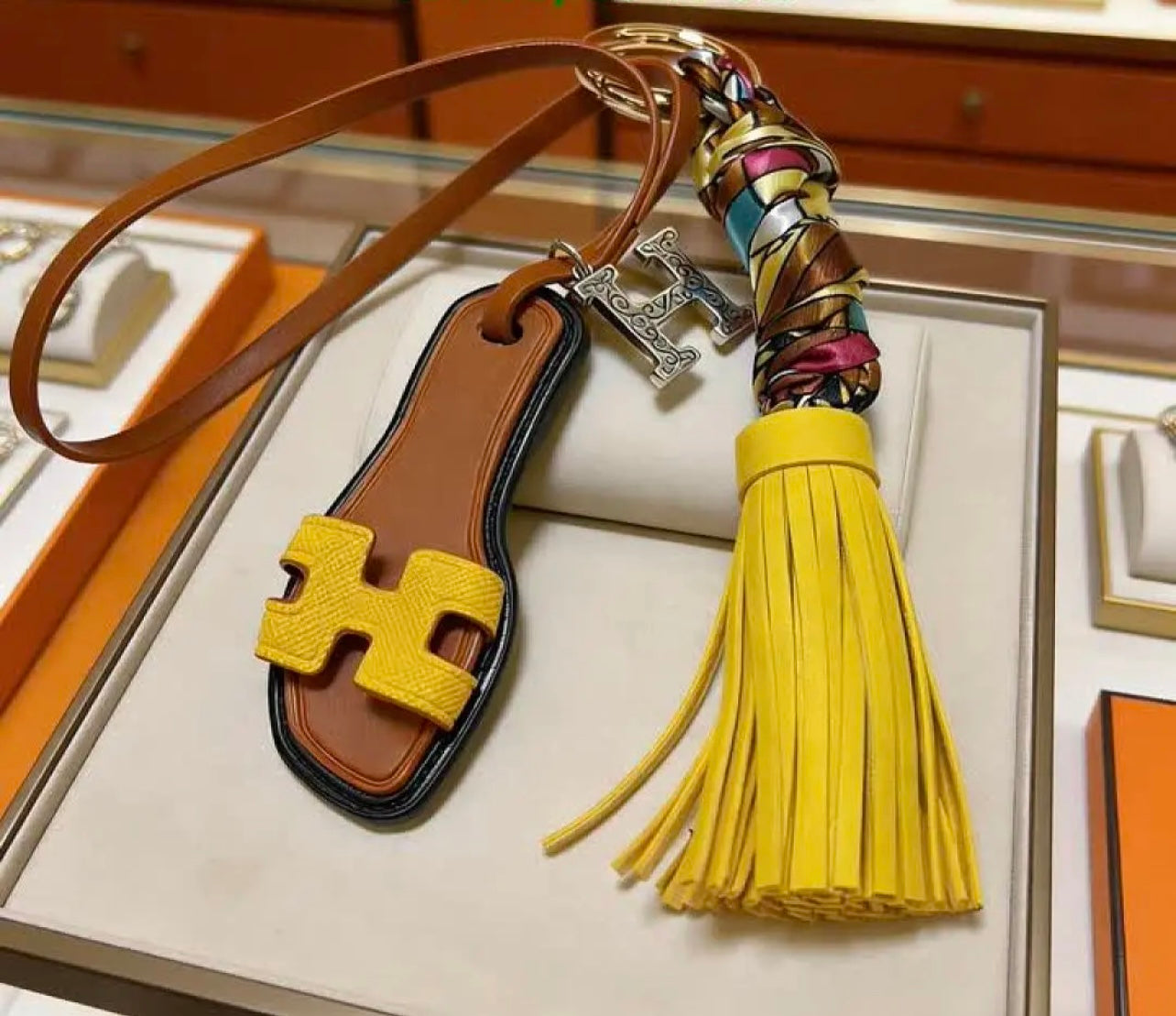 Sandal Bag Charm Keychain