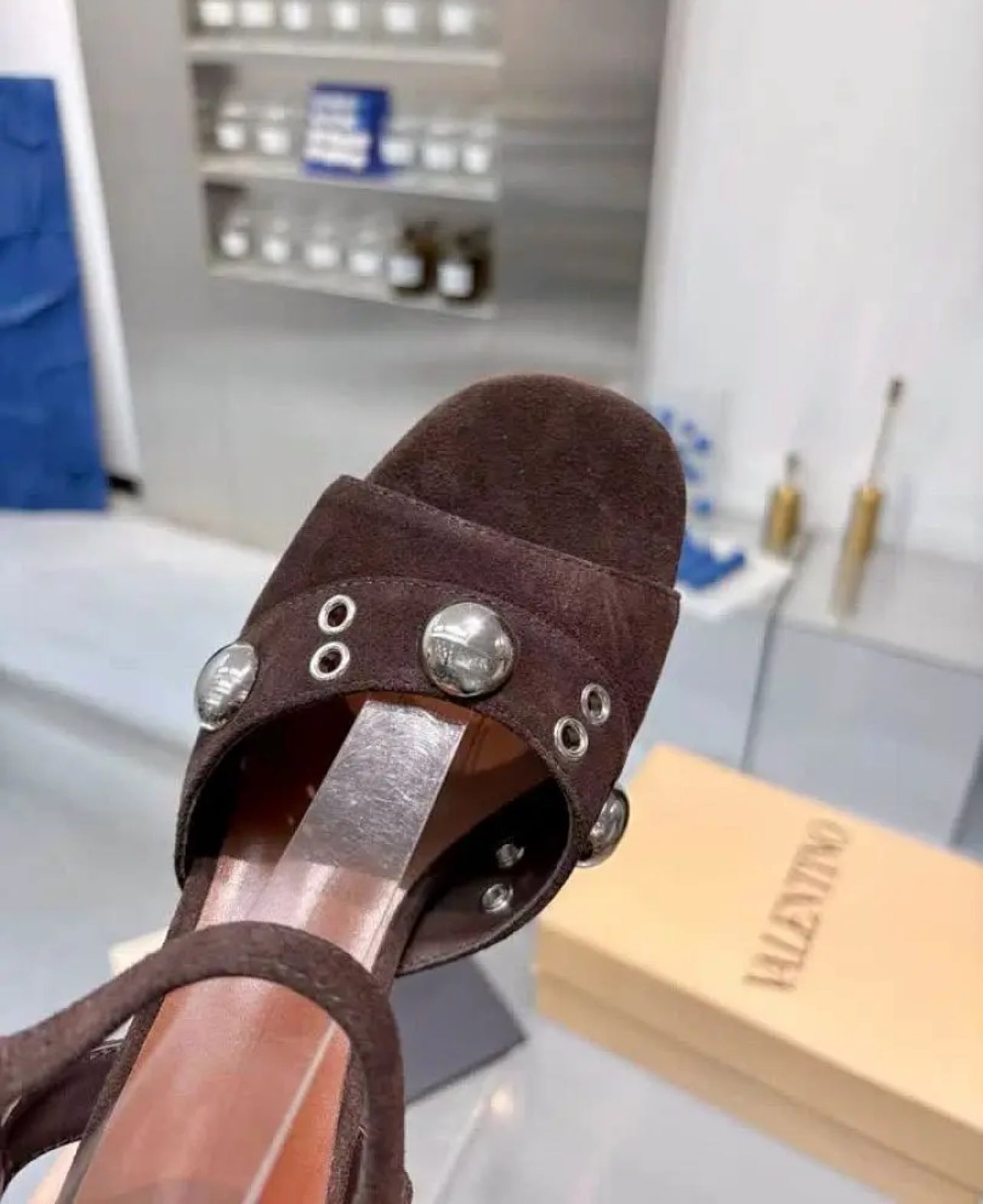 Suede Sandals