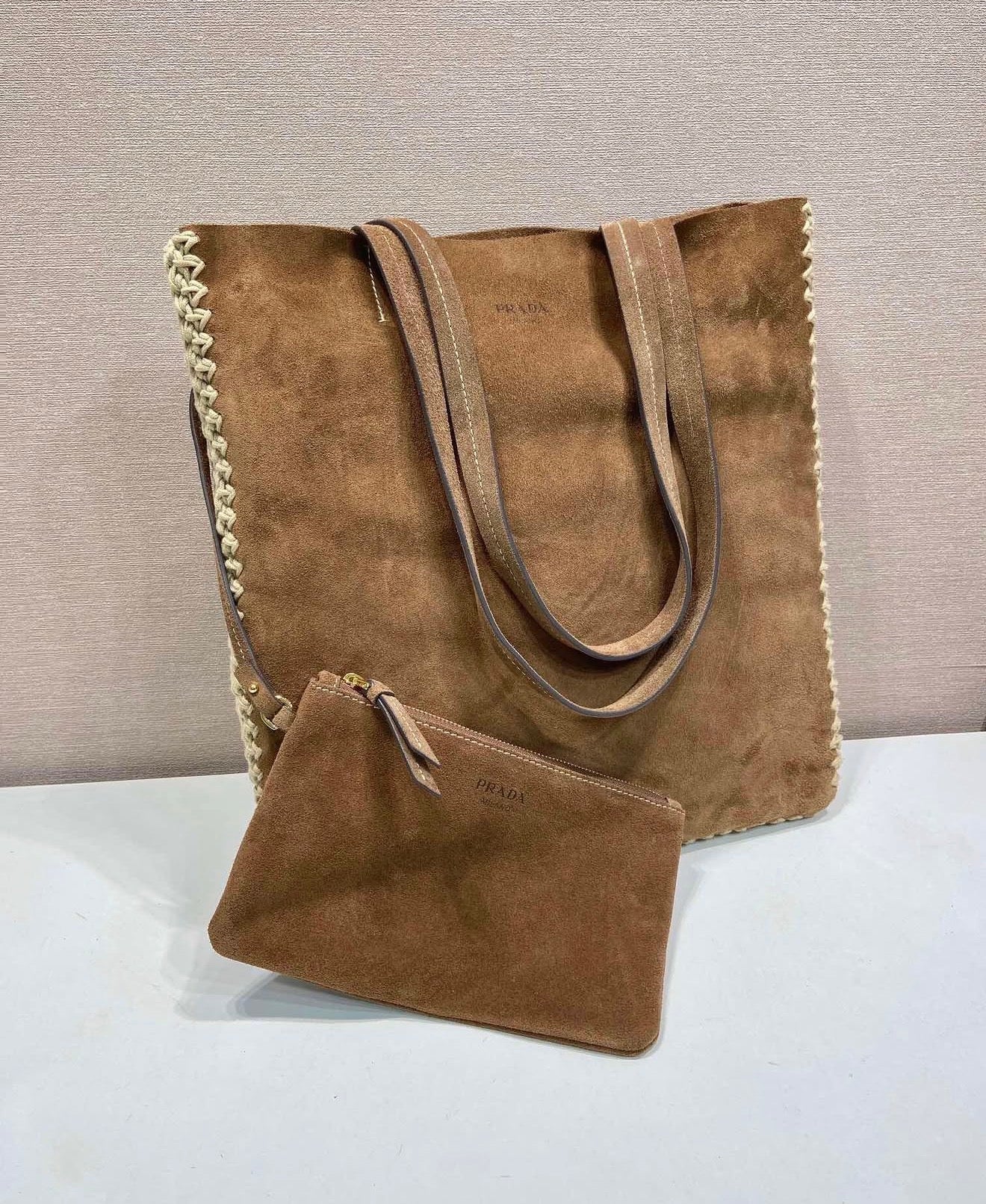 Suede Tote