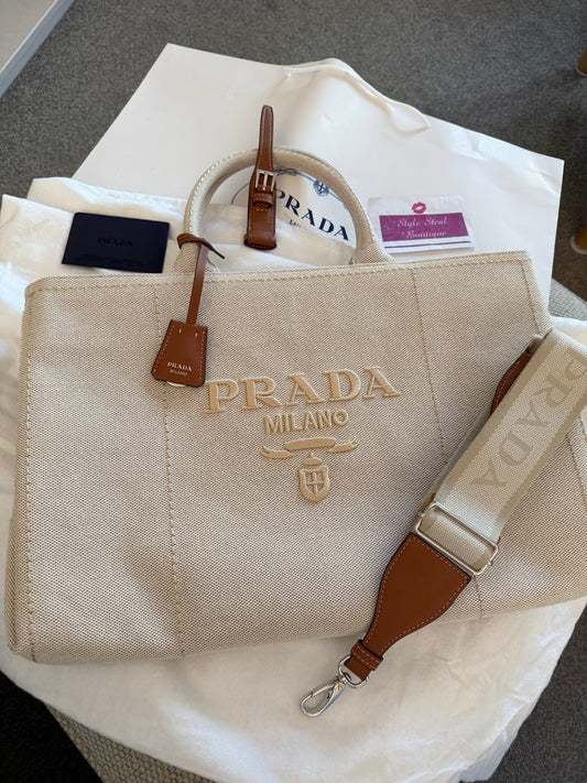 Linen Blend Tote