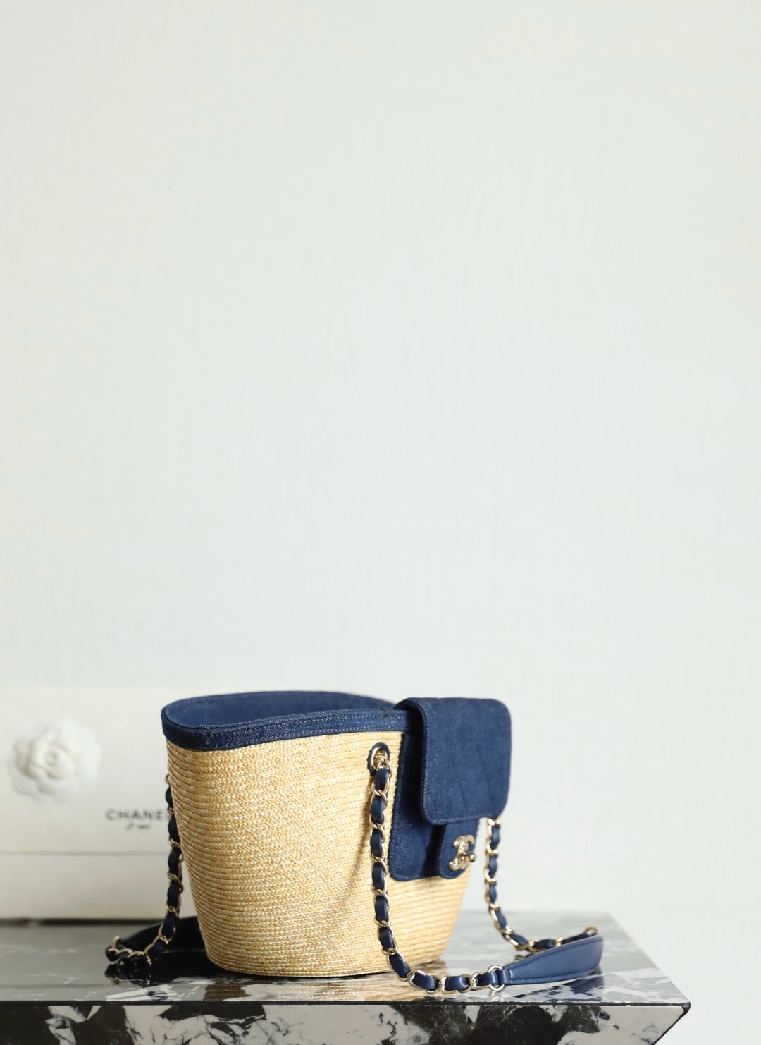 Small Raffia Tote