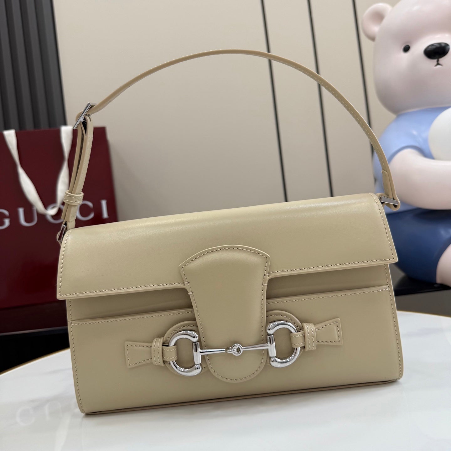 Horsebit Shoulder Bag
