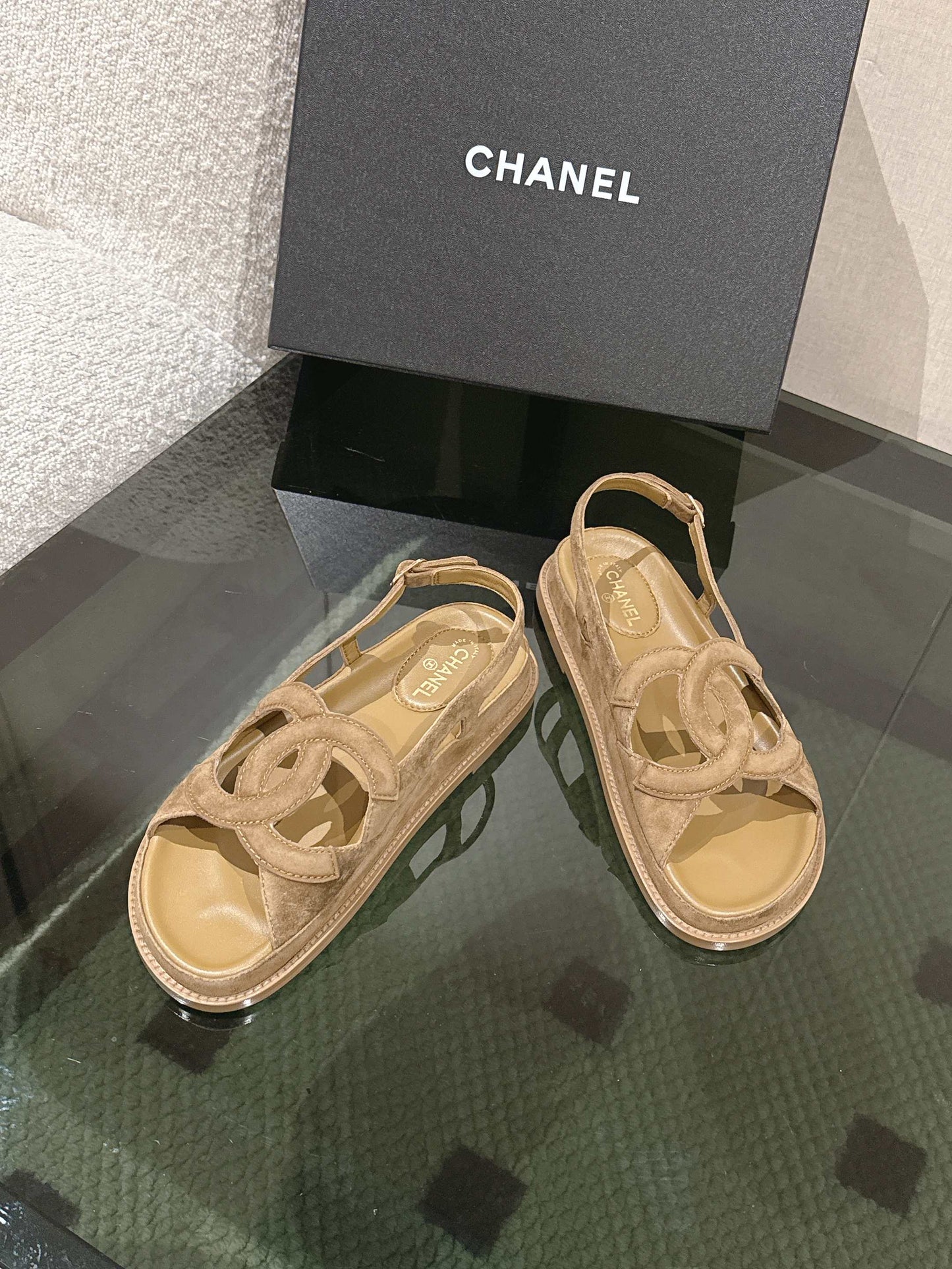 Suede Sandals