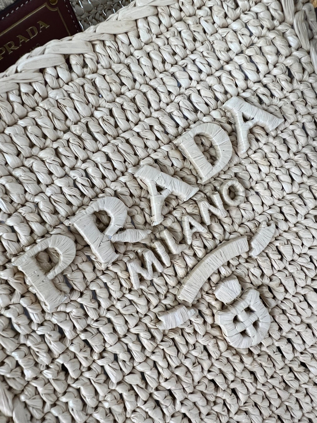 Raffia Tote Bag
