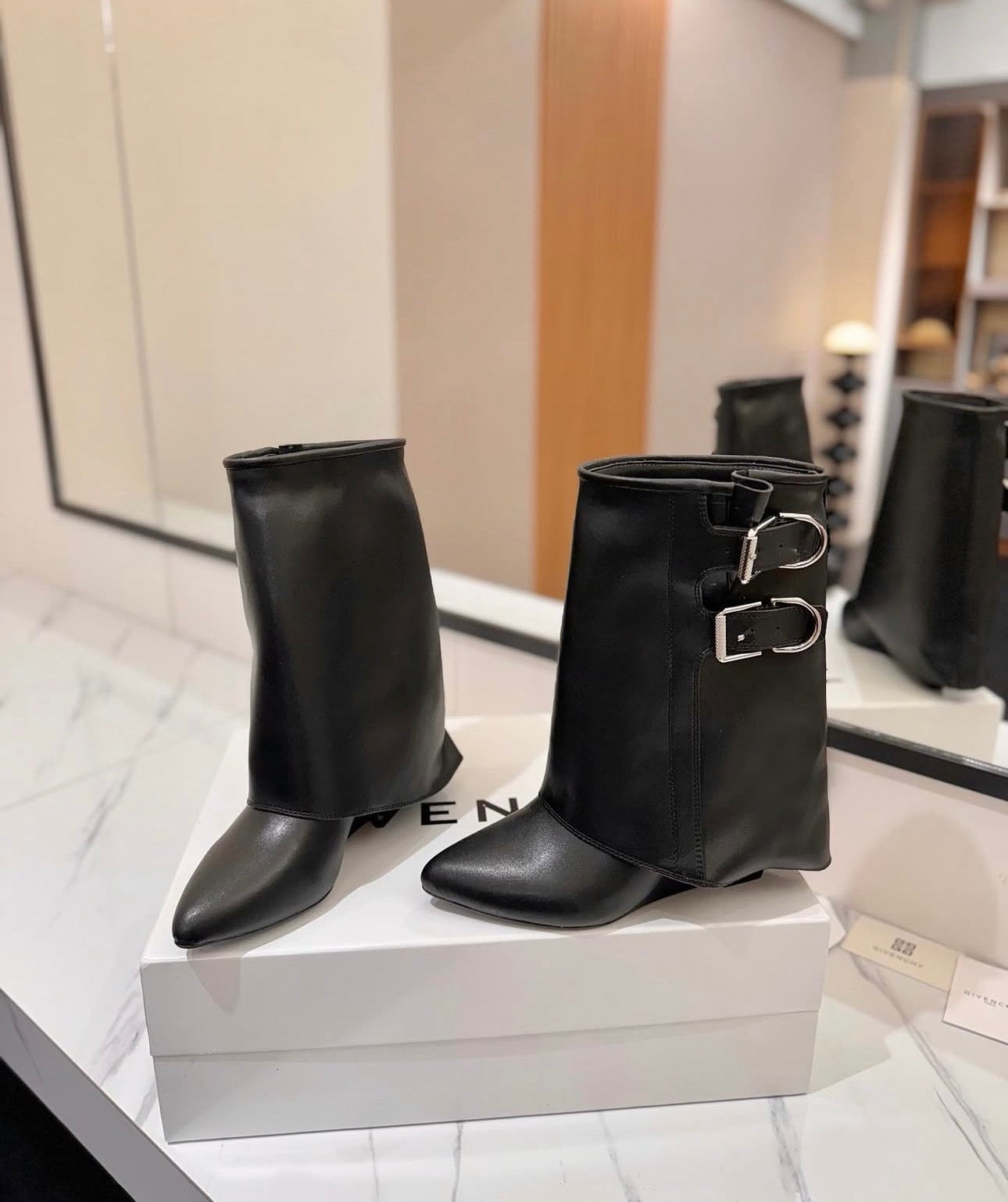 Shark Ankle Boots