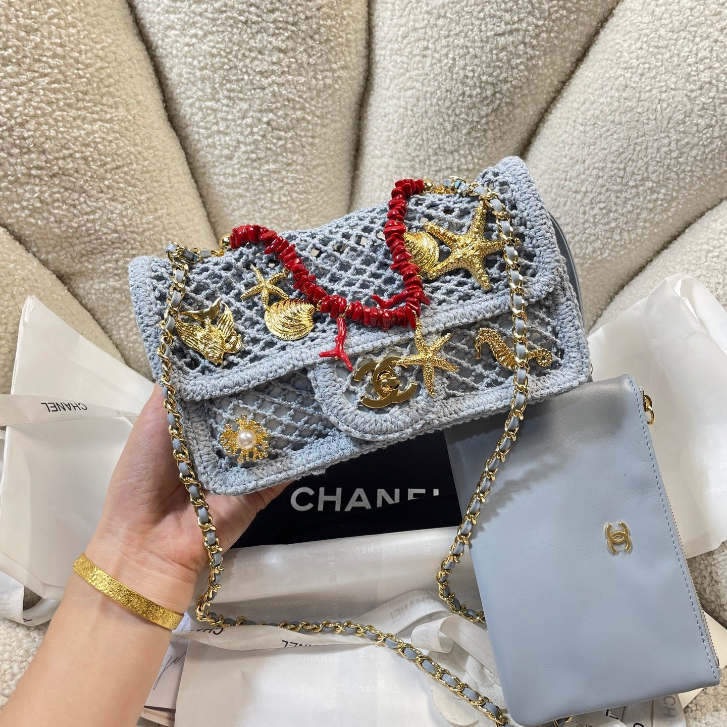 Mesh Flap Bag