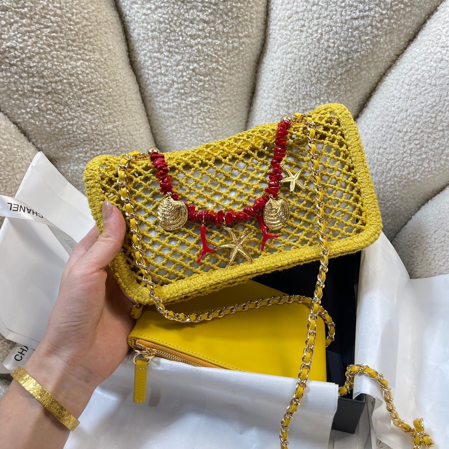Mesh Flap Bag