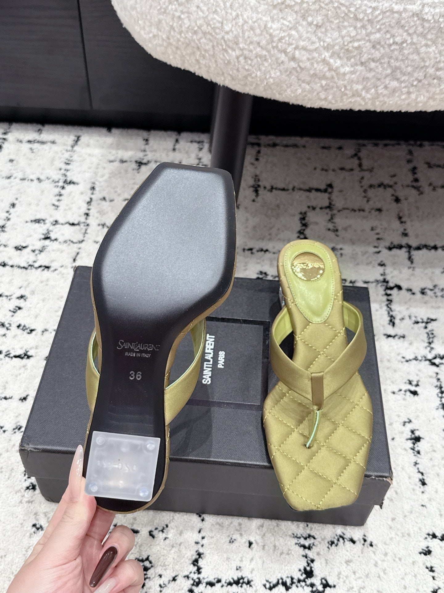 Satin Sandals