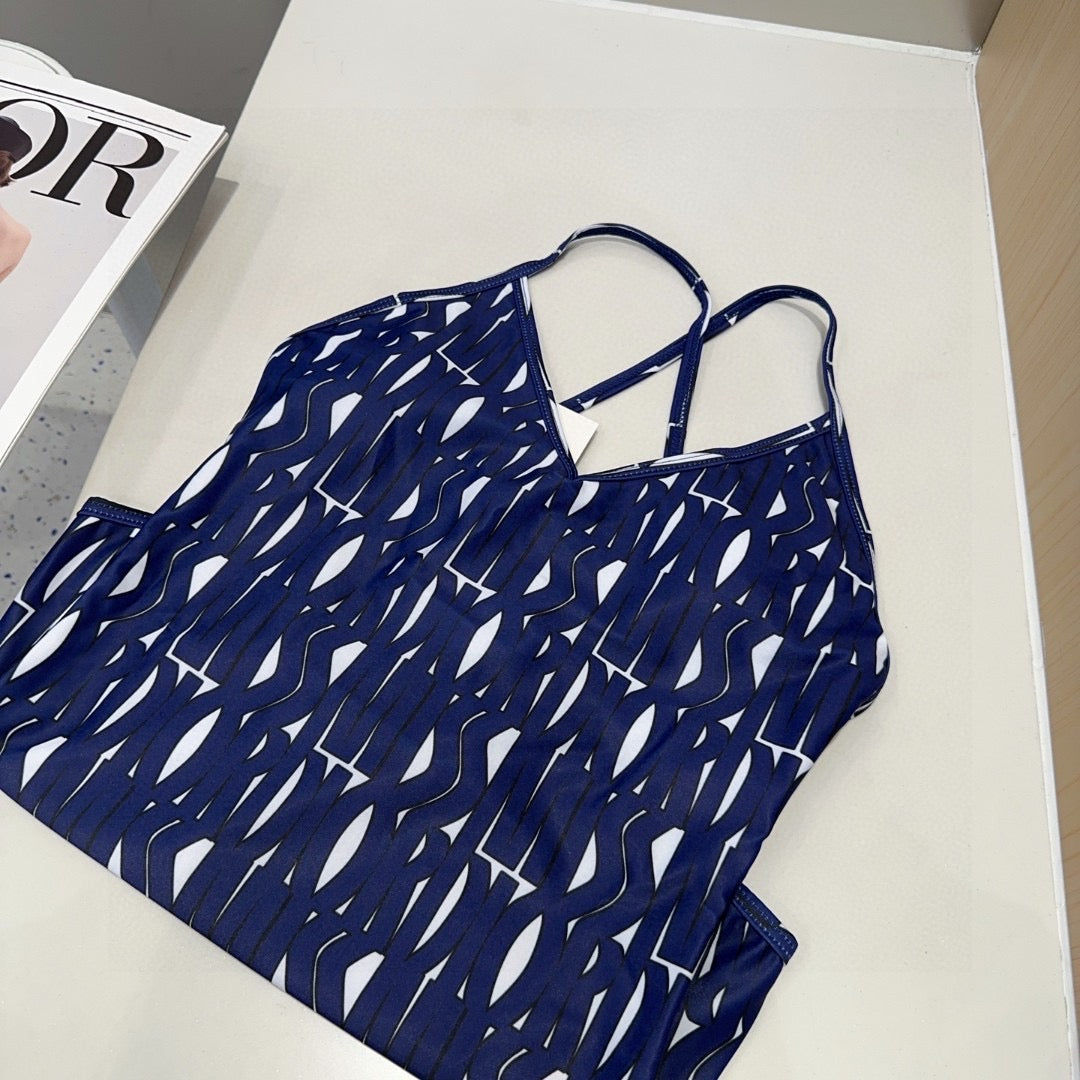 Navy Blue Swimsuit