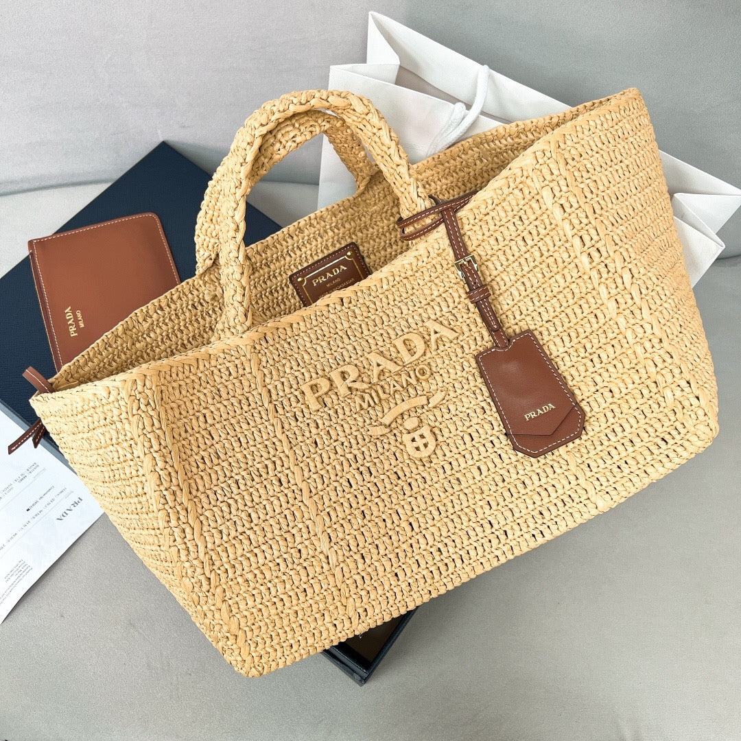 Raffia Tote Bag