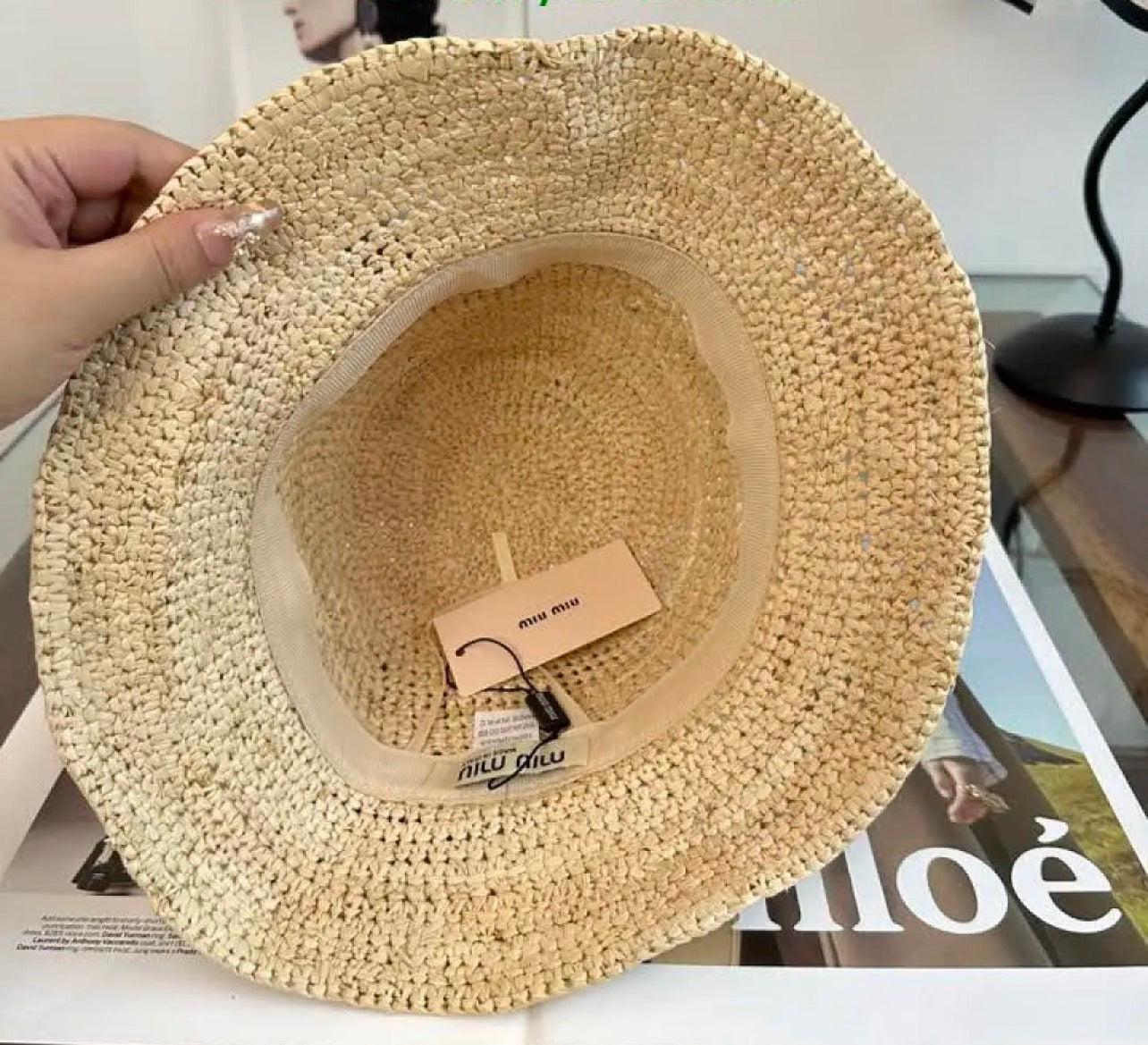 Raffia Bucket Hat