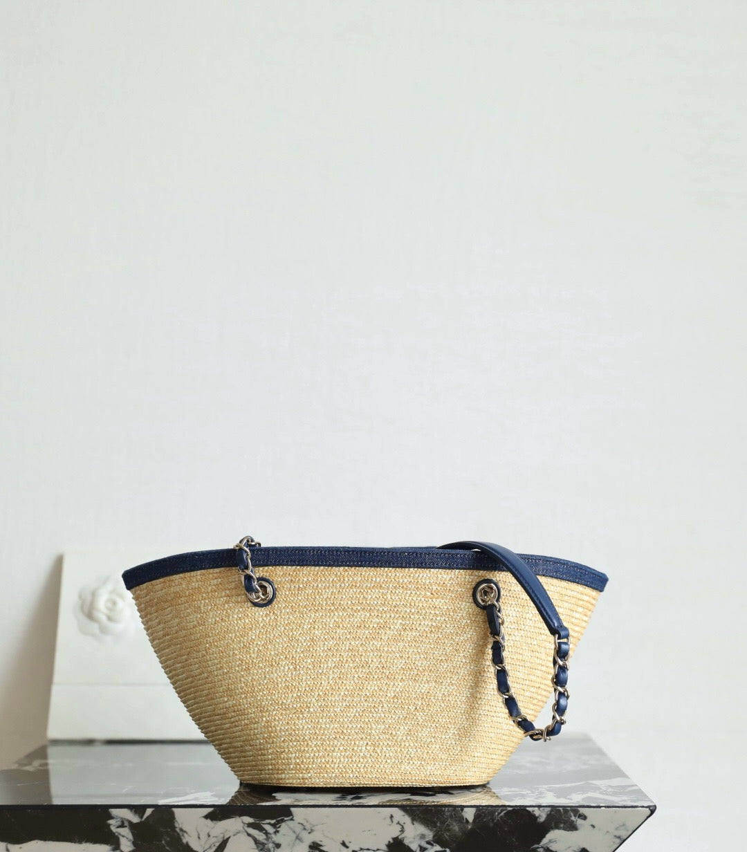 Small Raffia Tote