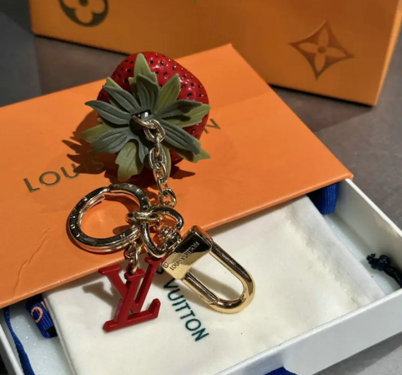 Strawberry Bag Charm/Keychain