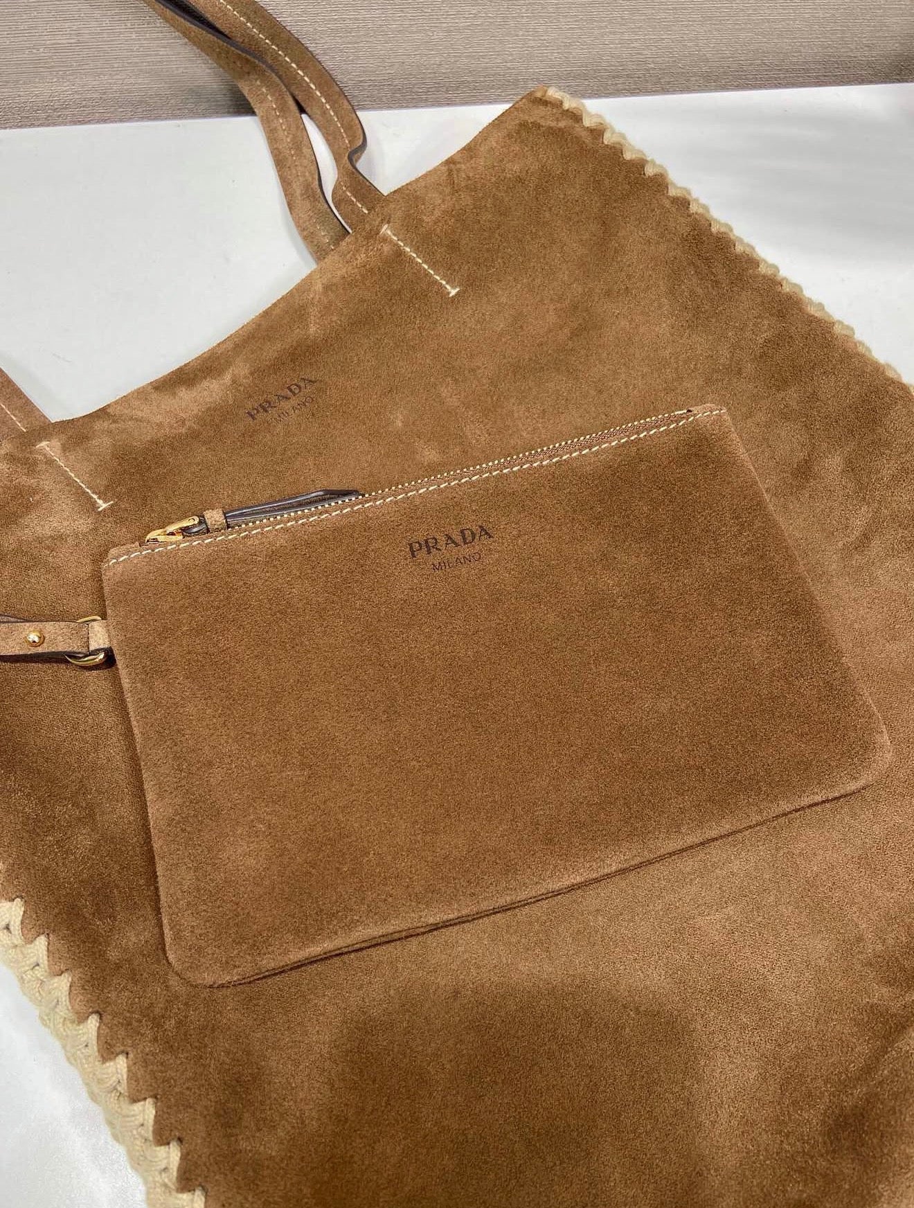 Suede Tote