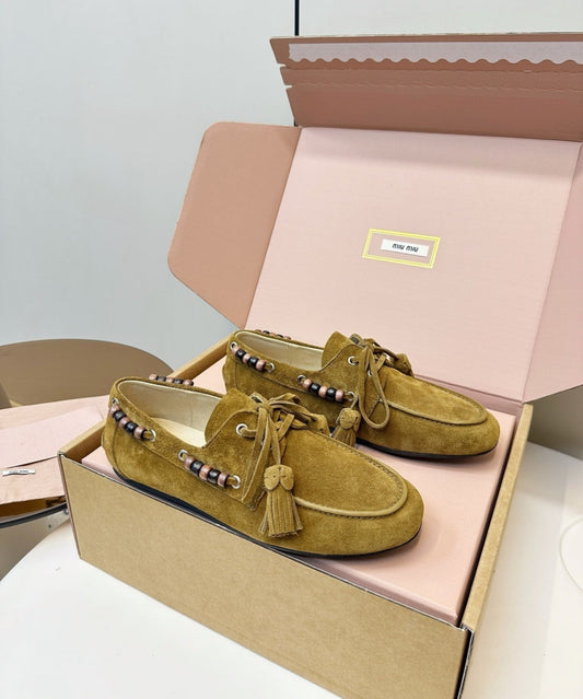Suede Loafers