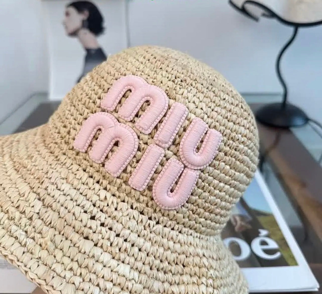 Raffia Bucket Hat
