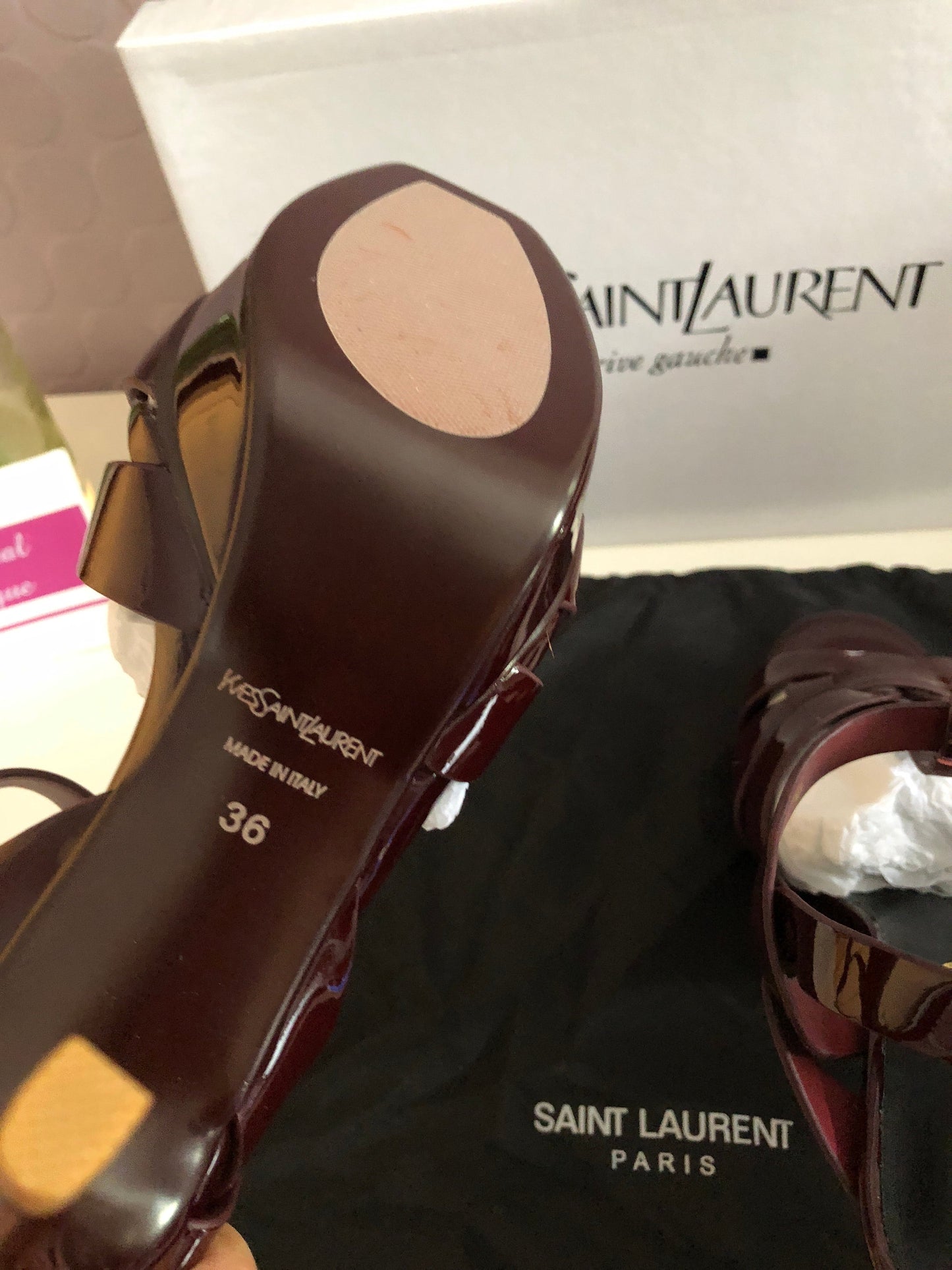 Tribute Patent Sandals 13cm