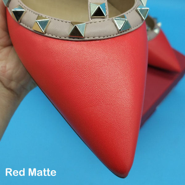 Rockstud Ballerina Flats