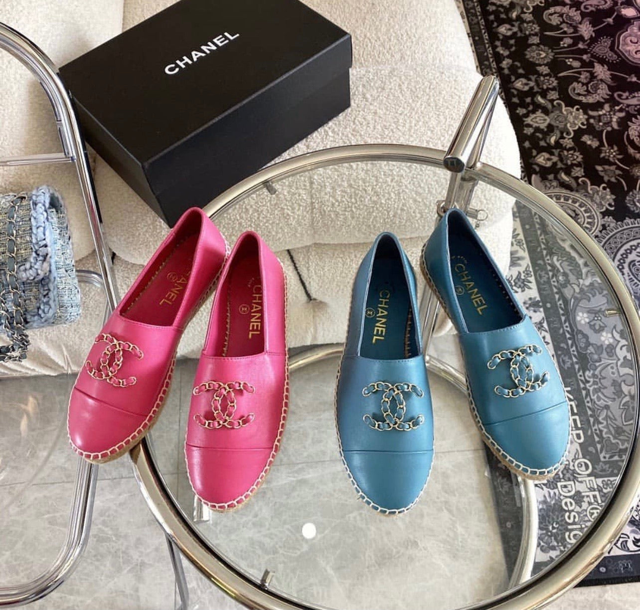 Leather Espadrilles