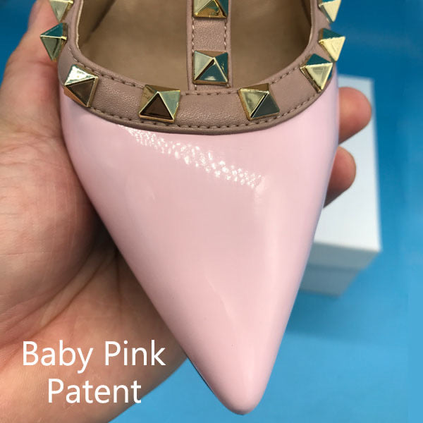 Rockstud Ballerina Flats