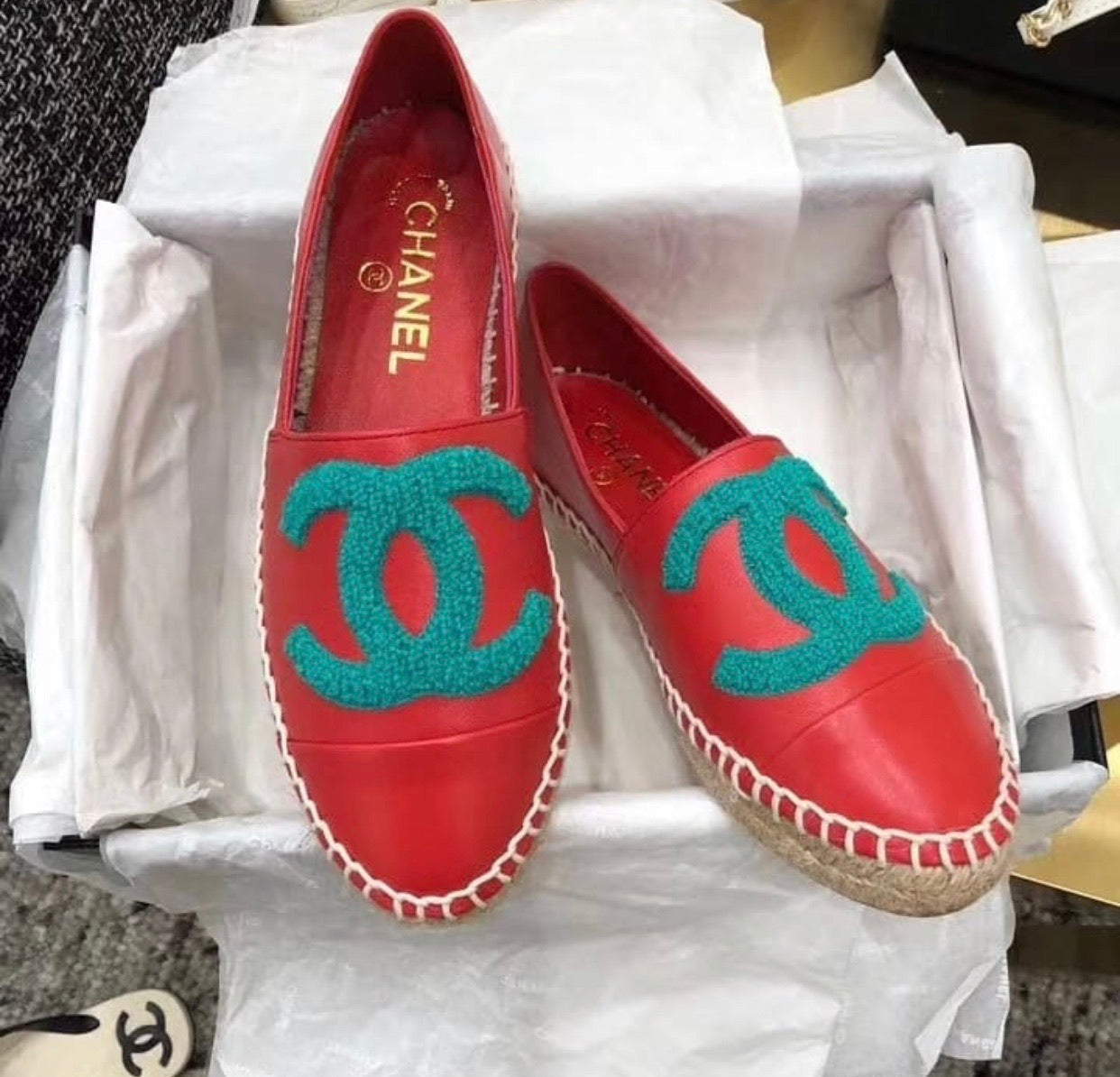 Leather Espadrilles