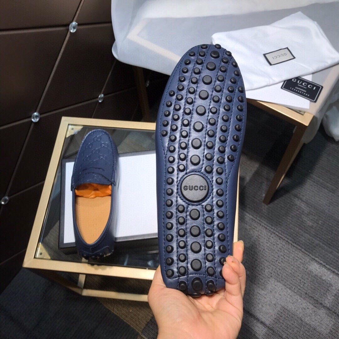 Embossed Loafers