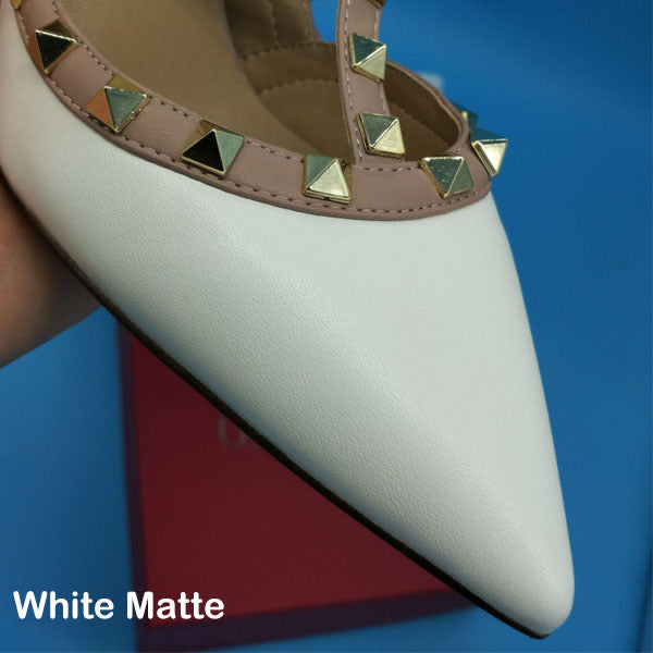 Rockstud Ballerina Flats