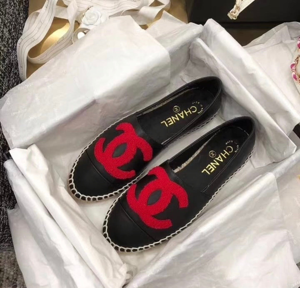 Leather Espadrilles