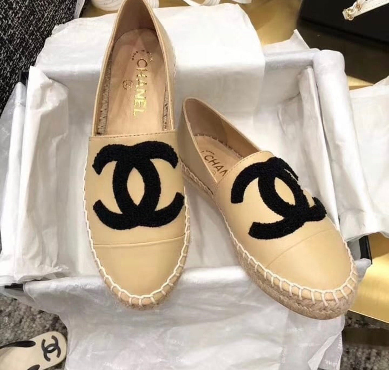 Leather Espadrilles